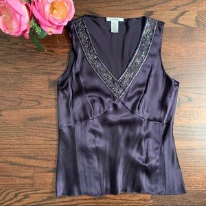 Nine West 100% silk top, size 8